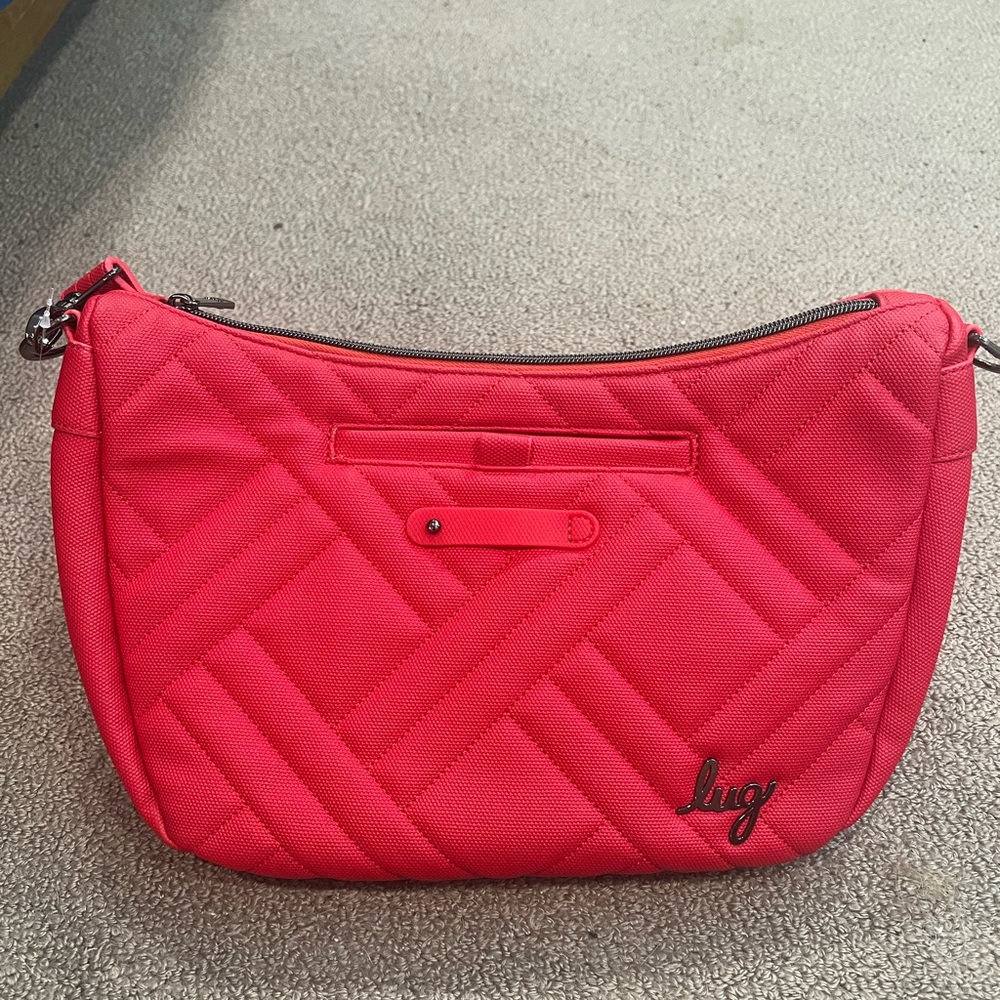 LUG Harmony Matte Luxe VL Crossbody Bag - Ruby Red
NWT